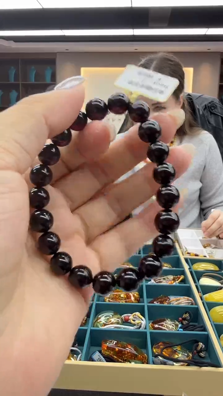 手链琥珀未镶嵌23秒拍号 假一罚三 9mm