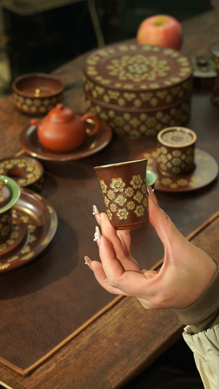 【闪购商品】瓷片李斌 宝相系列 双釉闻香杯