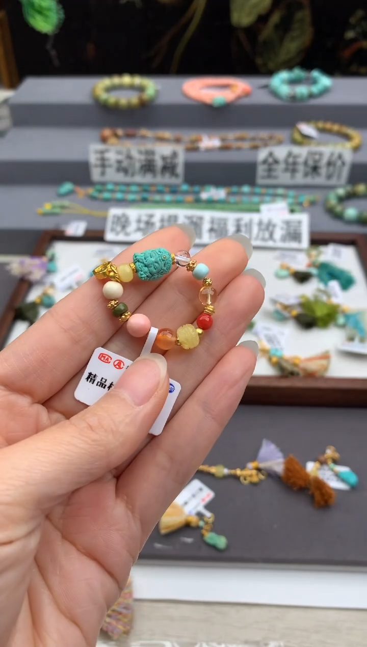 未镶嵌绿松石戒指茜.Z246