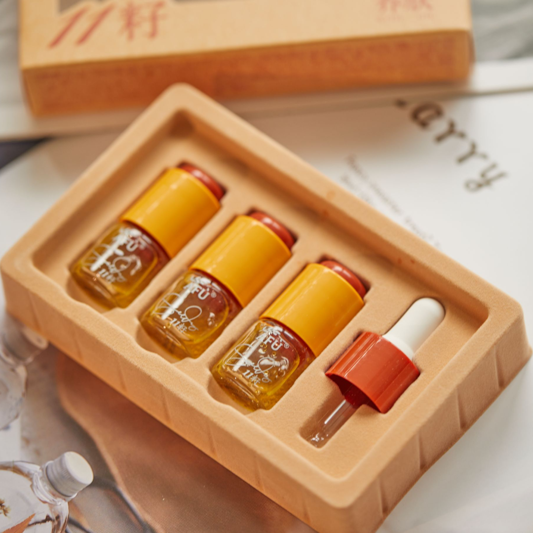 【礼盒装】AFU/11籽双仓焕亮精华油蜜5ml*3/盒