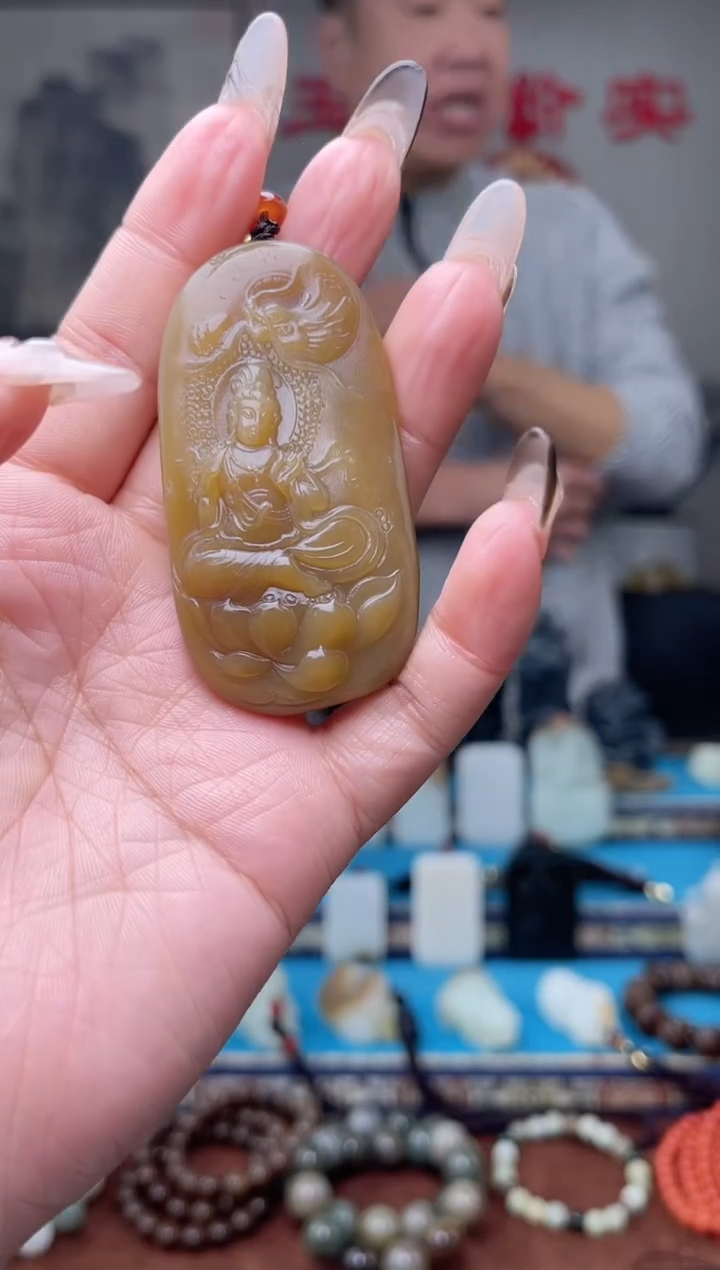 【闪购商品】和田玉挂件未镶嵌1