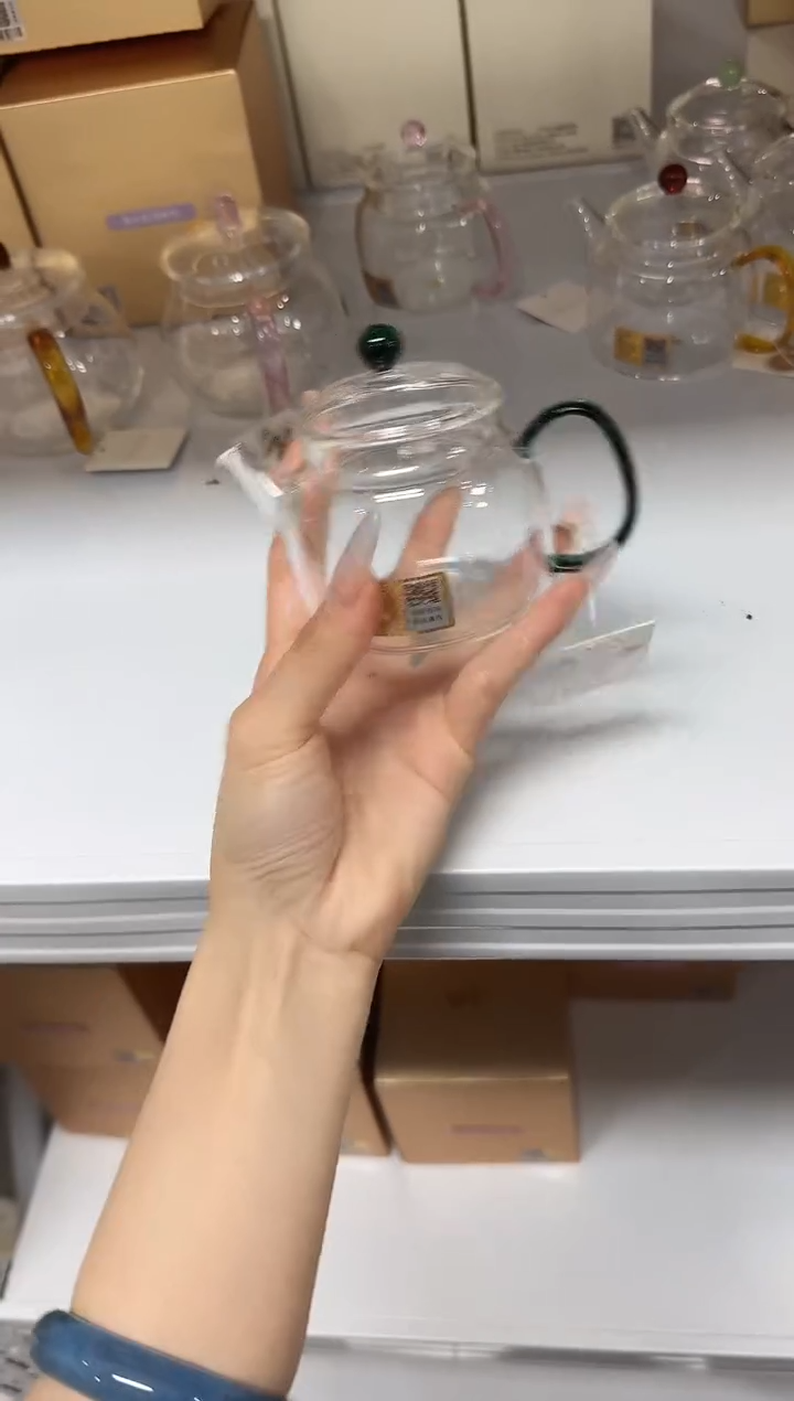 【闪购商品】@@禾器晶彩言卿壶墨绿色