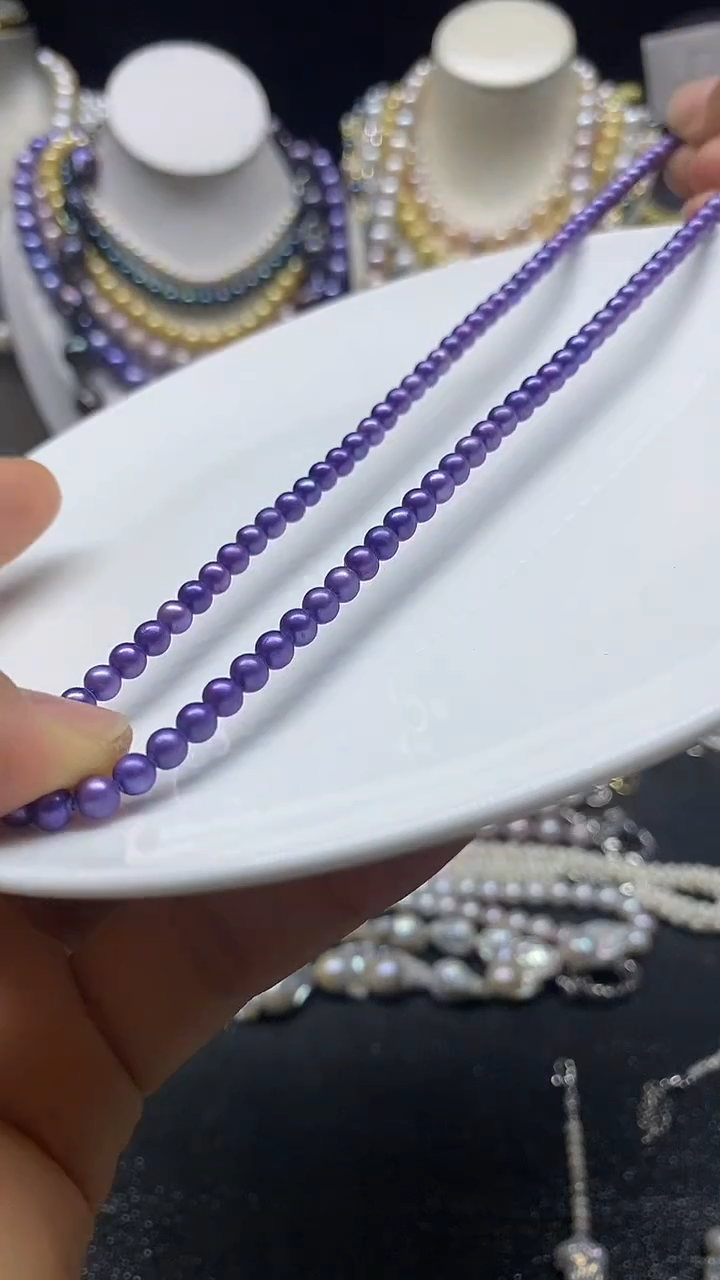 淡水珍珠未镶嵌颈饰多人