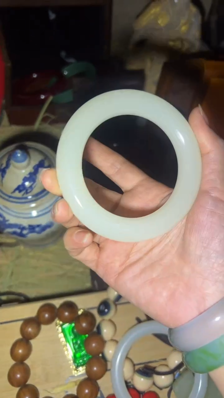 和田玉手镯未镶嵌闪购高端商品链接羊脂白