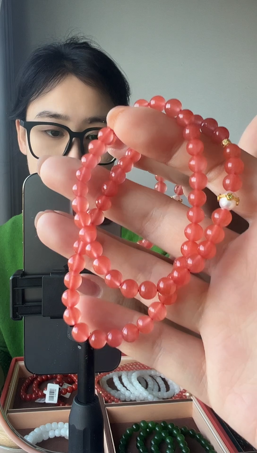 【闪购商品】南红玛瑙手链未镶嵌南红手链