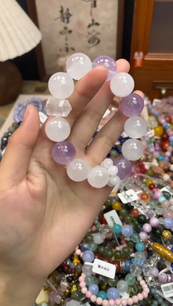 未镶嵌手链水晶108