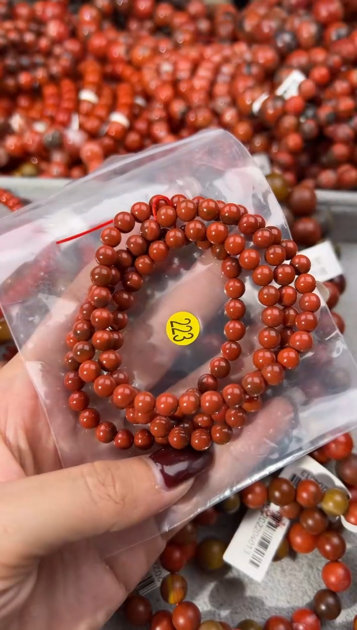 未镶嵌手串南红玛瑙6+