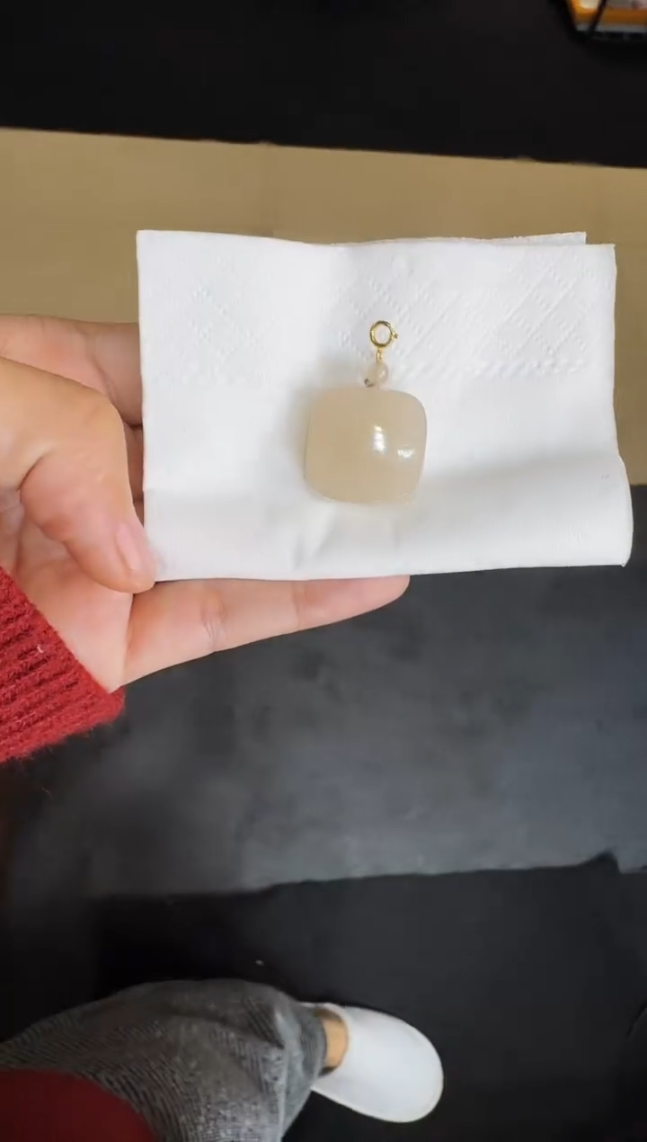 【闪购商品】和田玉颈饰未镶嵌藕粉方糖