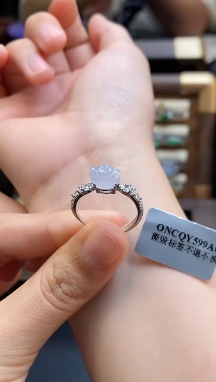 颈饰银S925镶嵌翡翠鲸*17988