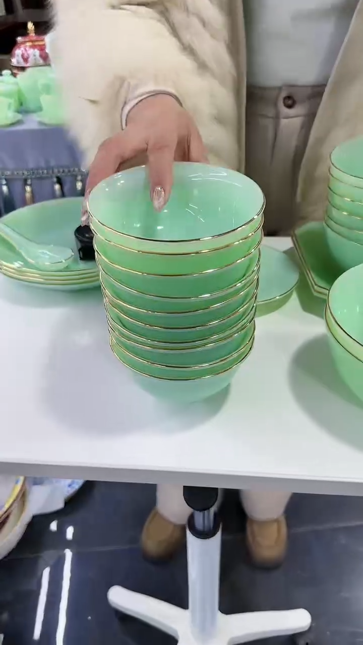 【闪购商品】瓷片4.5英寸饭碗10个景德镇陶瓷