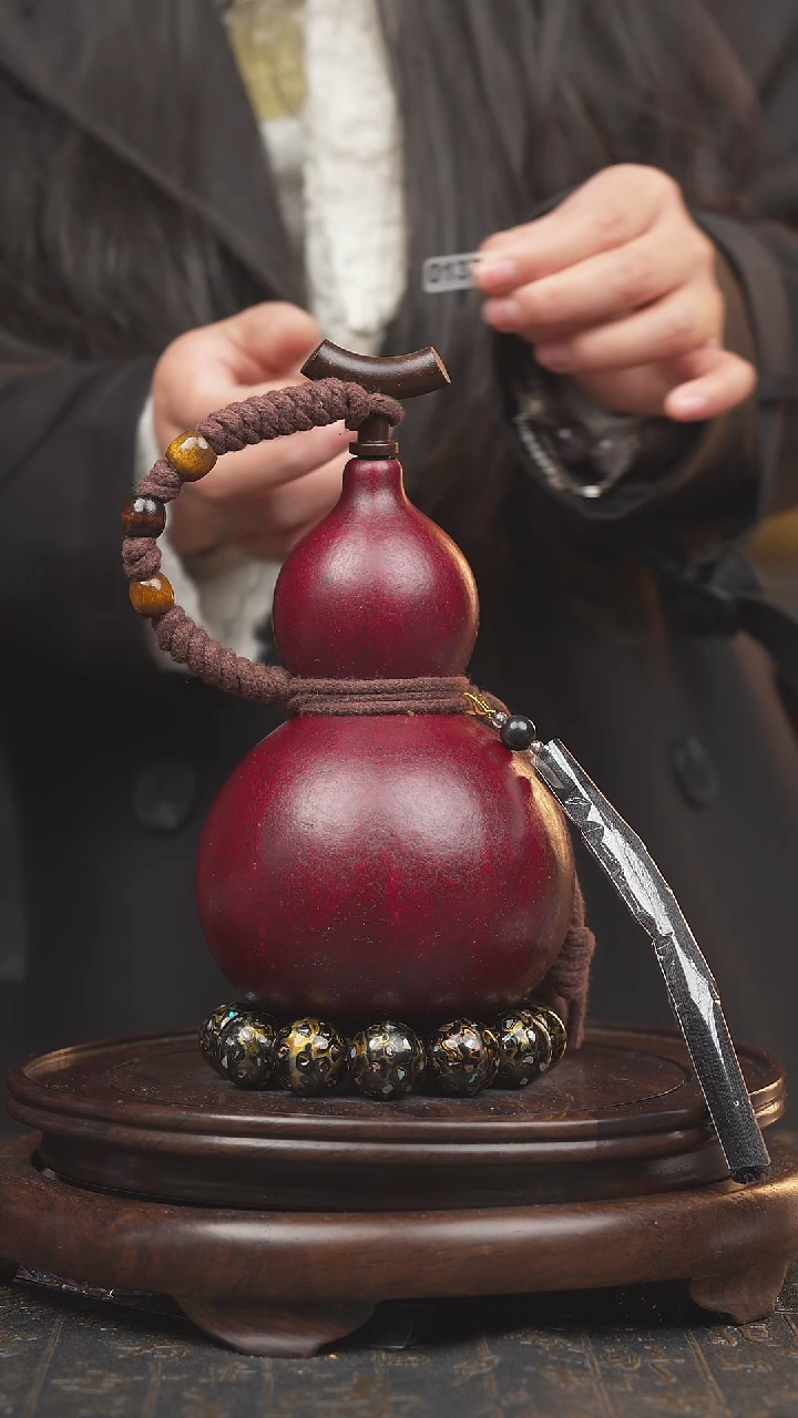 【闪购商品】137号大漆酒葫芦一物一图