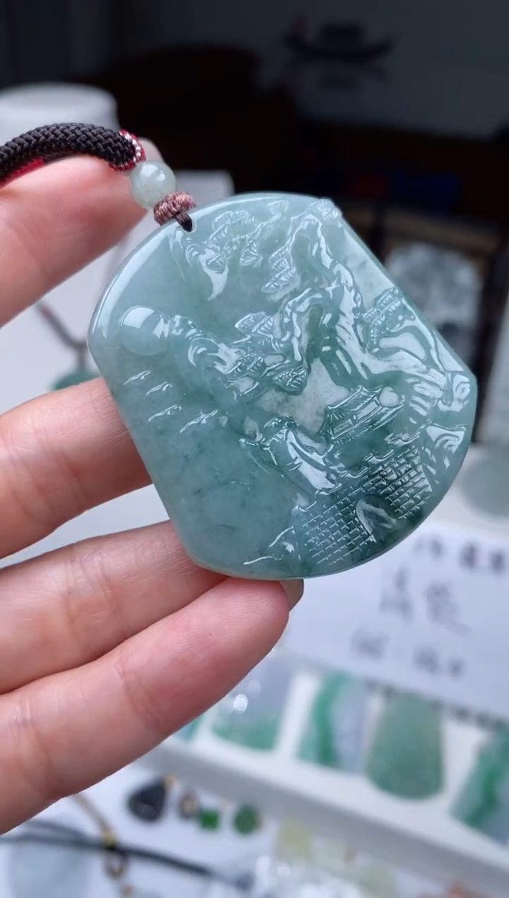 【闪购商品】翡翠颈饰未镶嵌吊坠
