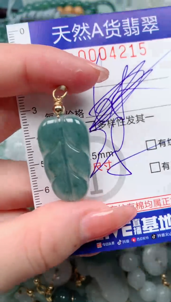 【闪购商品】翡翠颈饰未镶嵌00004215