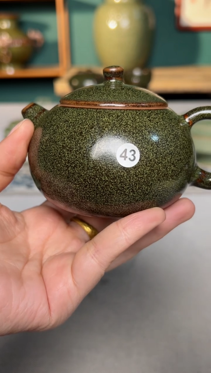 【闪购商品】其他耀州窑茶叶末釉西施壶43号