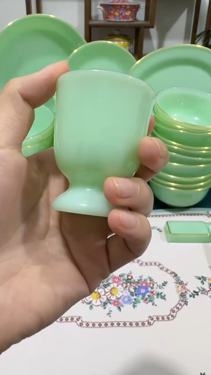 ·玉瓷酒杯6个  【贝美】   