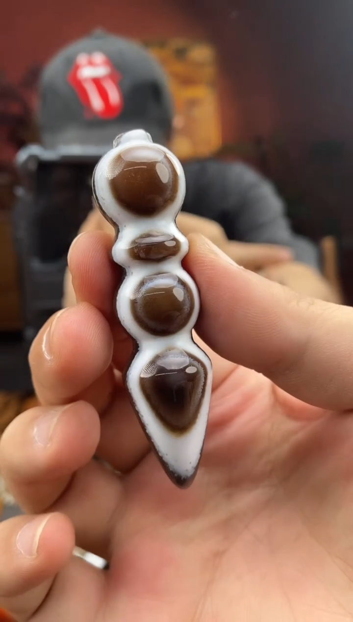 玛瑙/玉髓颈饰未镶嵌-1128 -09