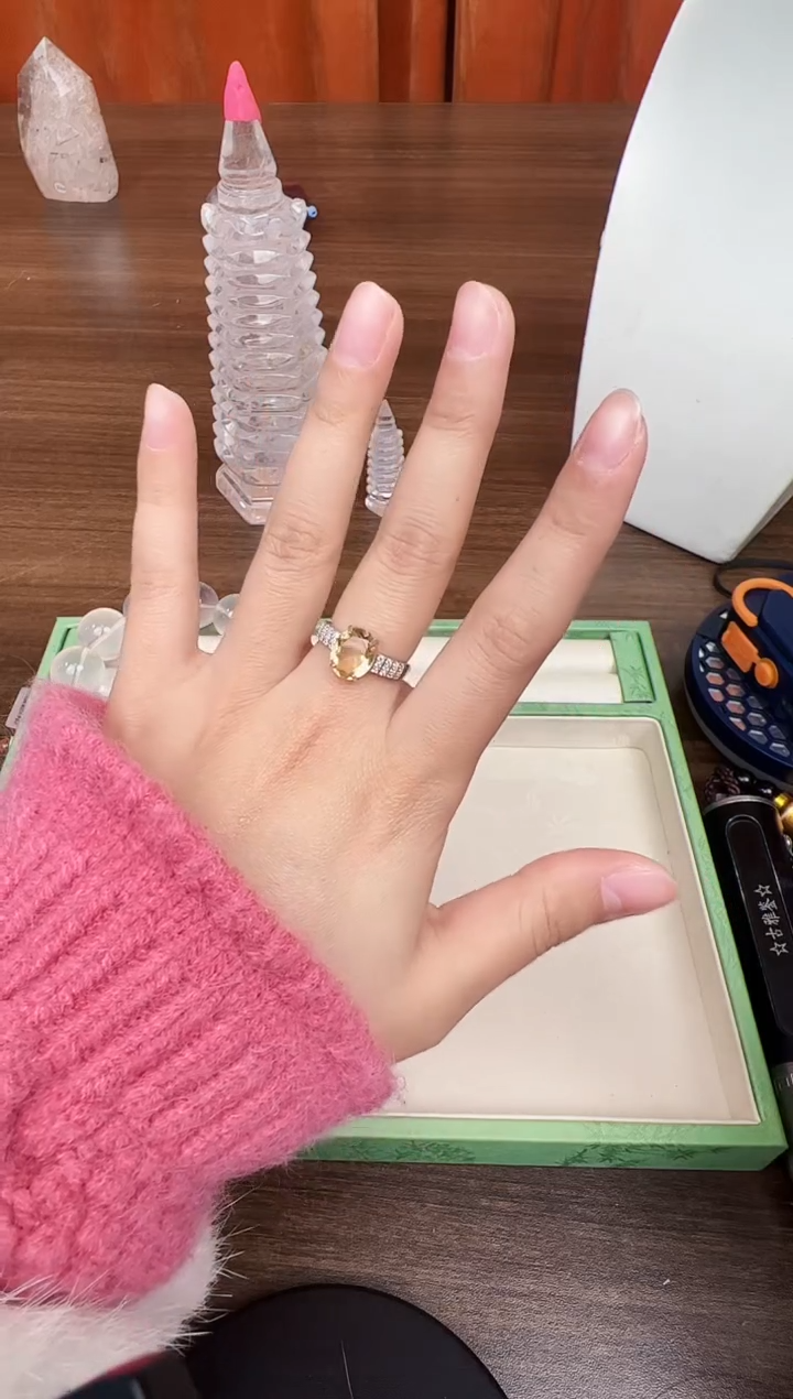 未镶嵌戒指水晶悦2443