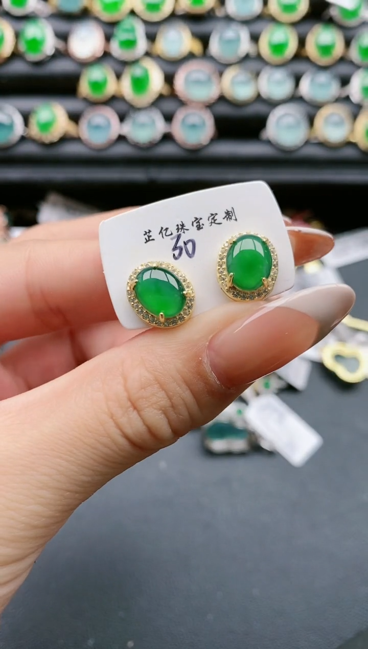 【闪购商品】翡翠戒指银S925镶嵌1111111