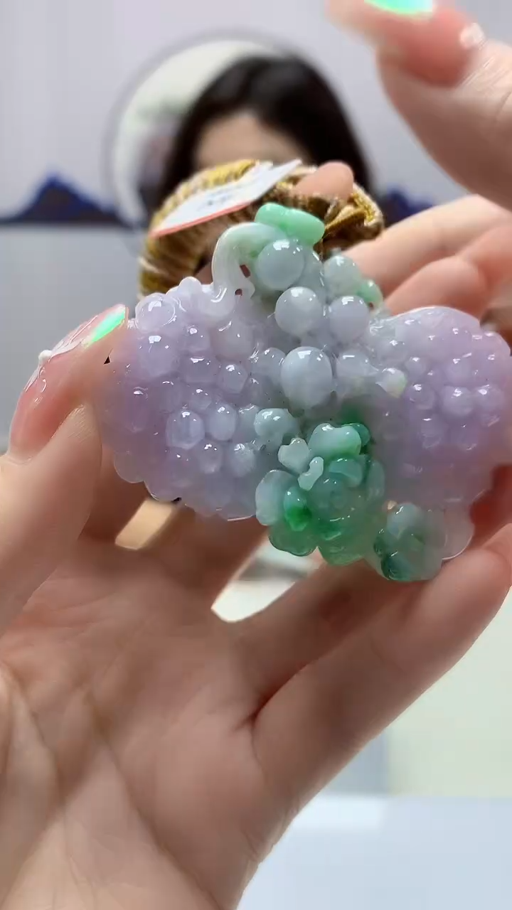 【闪购商品】定制翡翠未镶嵌4829DD-毛货挂件