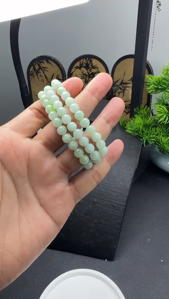 未镶嵌手串翡翠K-1161翡翠手串单圈多样性发一件