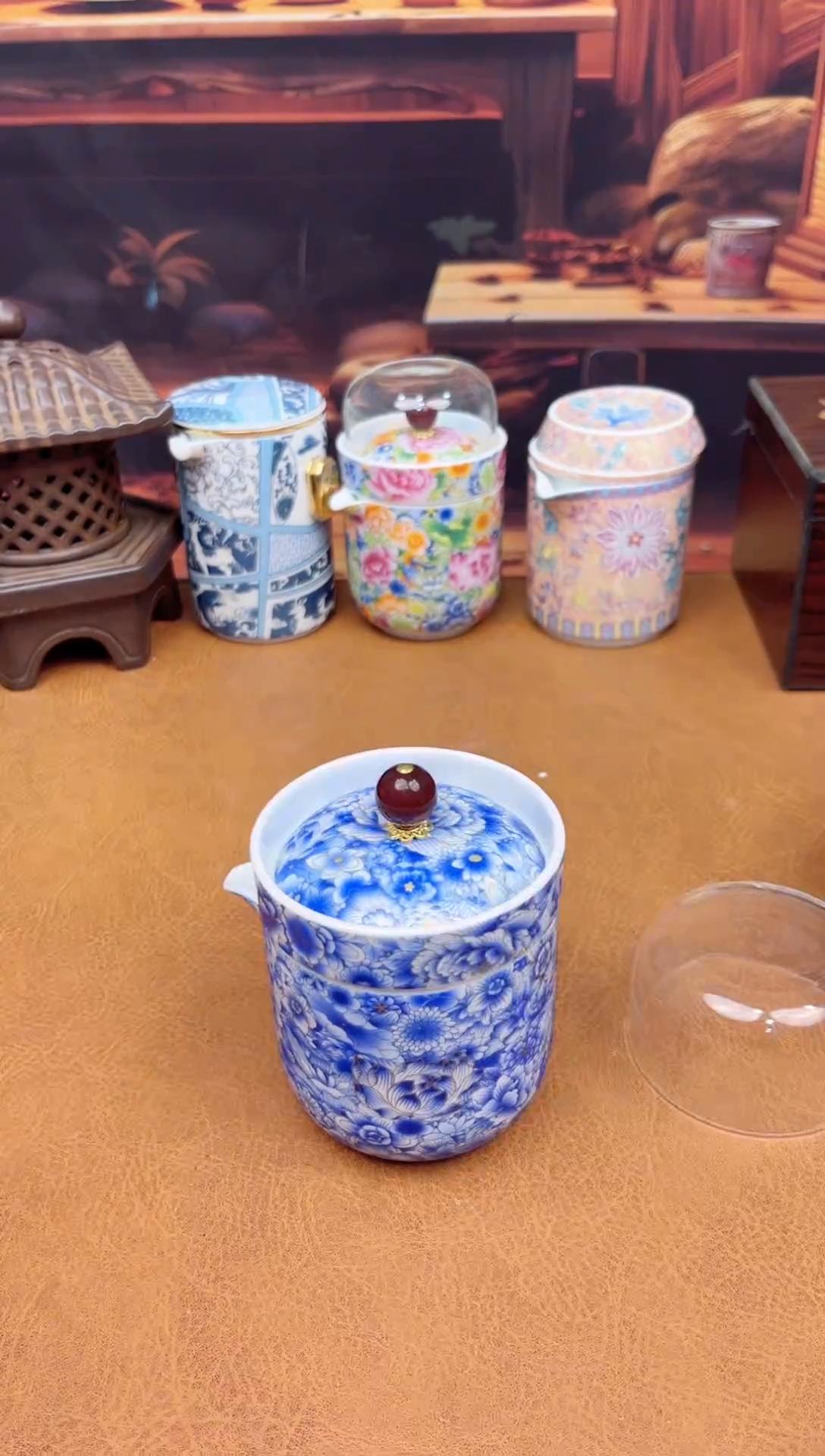 【闪购商品】陶瓷茶具摆件茶叶罐