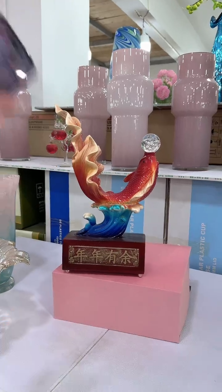 【闪购商品】无铅玻璃美全花器-s-早9