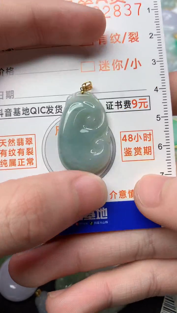 【闪购商品】翡翠颈饰18K金镶嵌6...........