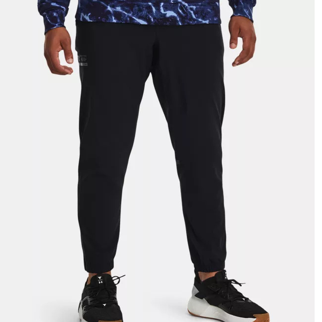 安德玛1380102-001UAROck强森Unstoppable男子运动速干跑步长裤