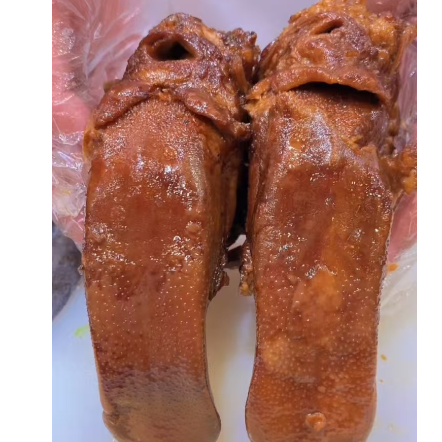 卤猪舌2个