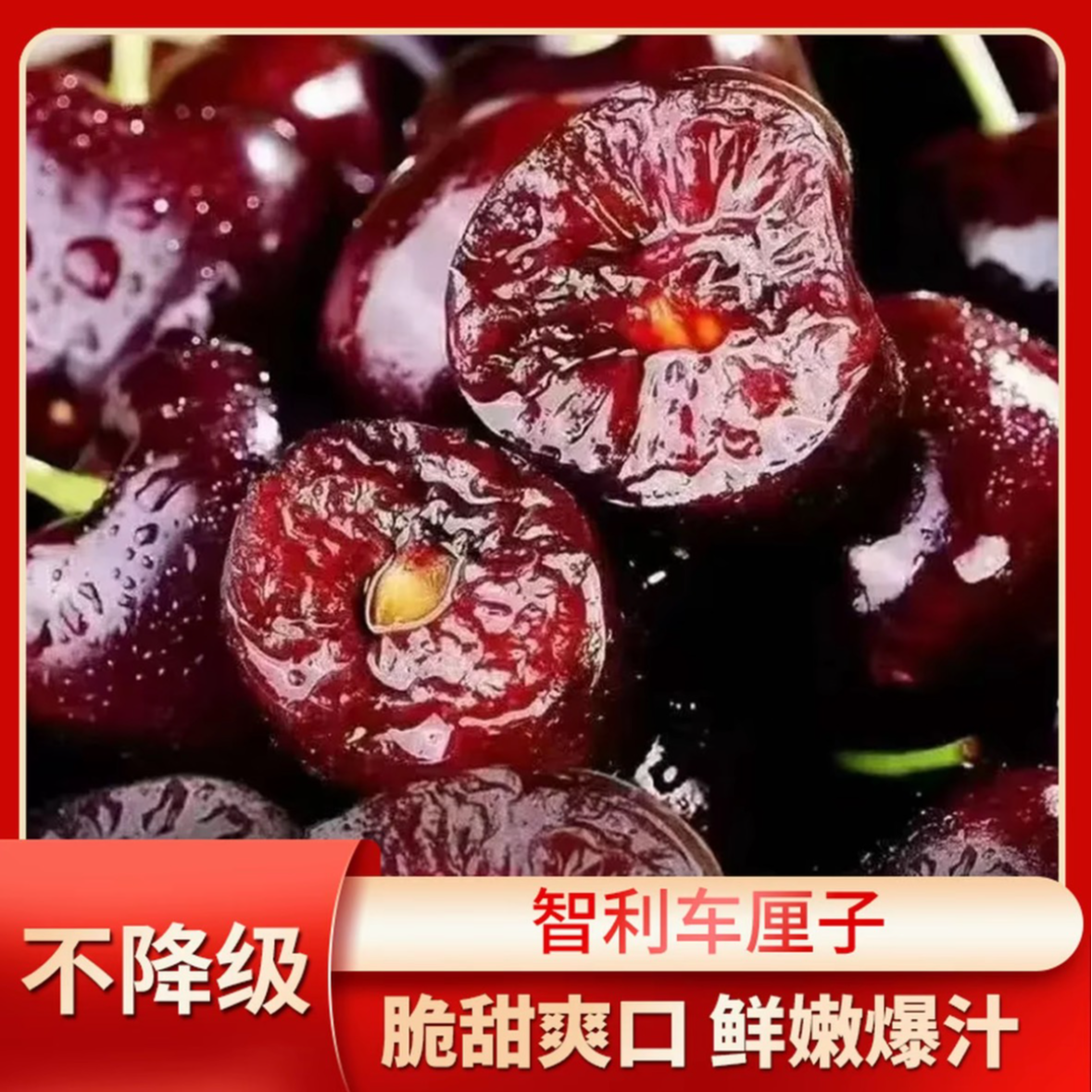 【五斤原箱装】次日达3-4JD 品牌随机发货海运车厘子内附果径卡桑提娜樱桃智利共和国