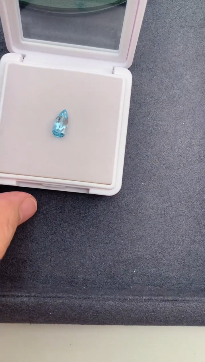 【闪购商品】海蓝宝石裸石未镶嵌1.4ctct海蓝宝