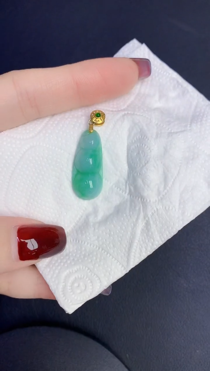 颈饰未镶嵌翡翠缅甸天然翡翠a货