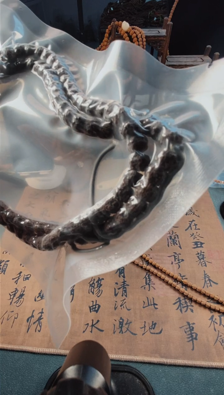 【闪购商品】金刚菩提手串原桩一代龙尺寸6-8左右（真空包装）