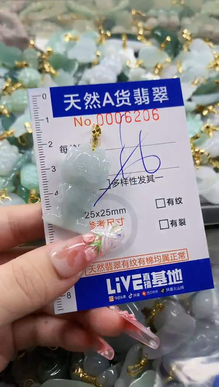 颈饰未镶嵌翡翠天然A货翡翠