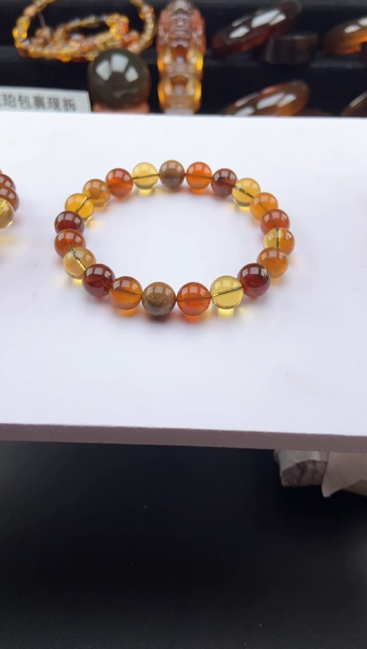 【闪购商品】琥珀手链未镶嵌多宝手串【多样性发货其中一】