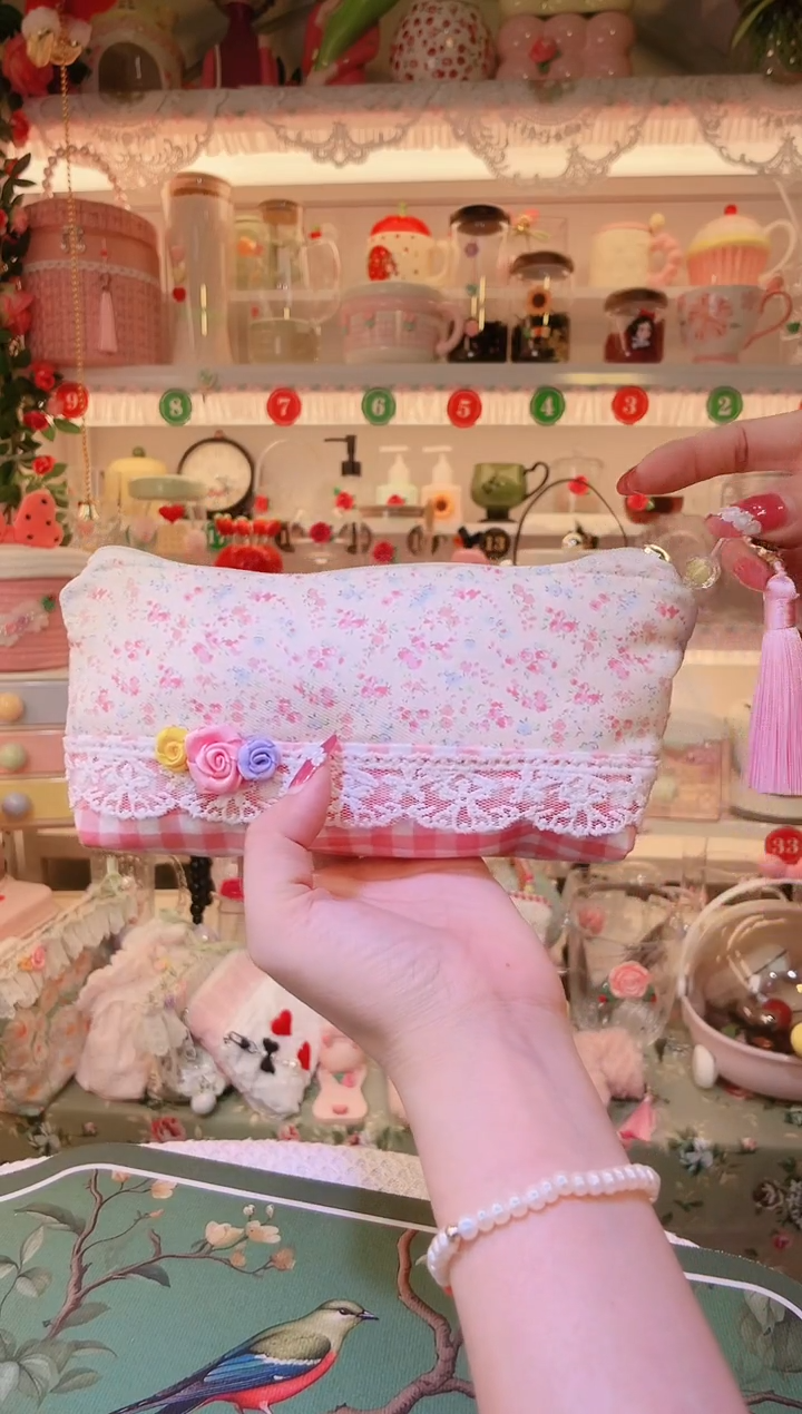 玫瑰花笔袋——手工制作品质好！