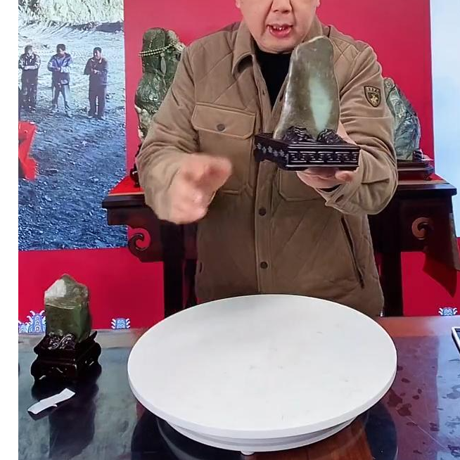 新疆原石摆件带底座发一件编号120