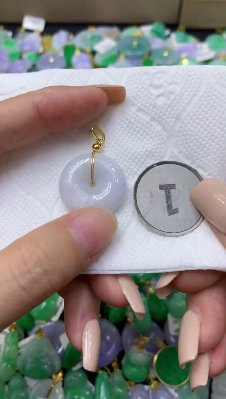 颈饰未镶嵌翡翠天然缅甸翡翠A货