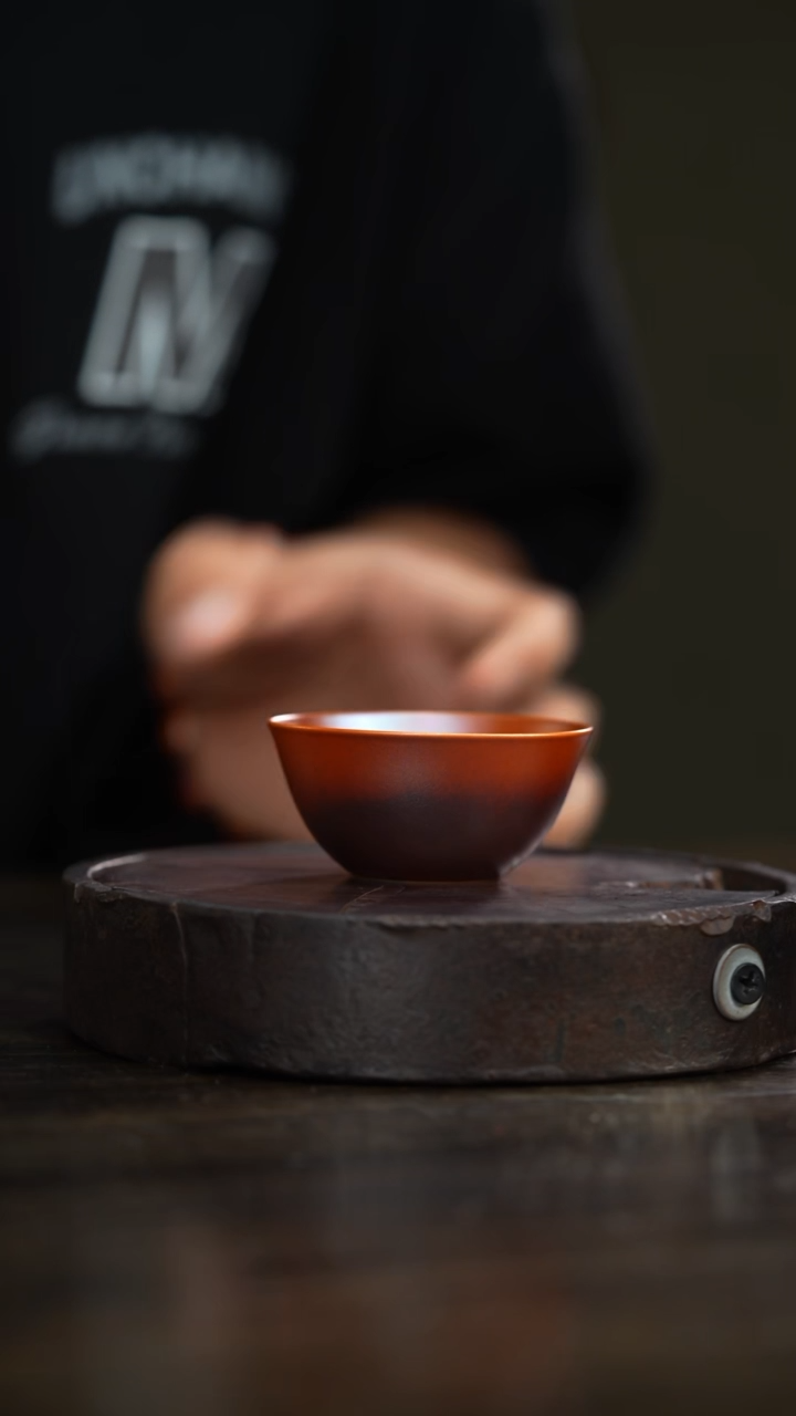 19柴房陶瓷柴烧鸡缸杯，因柴烧特性，每只都略有不同~