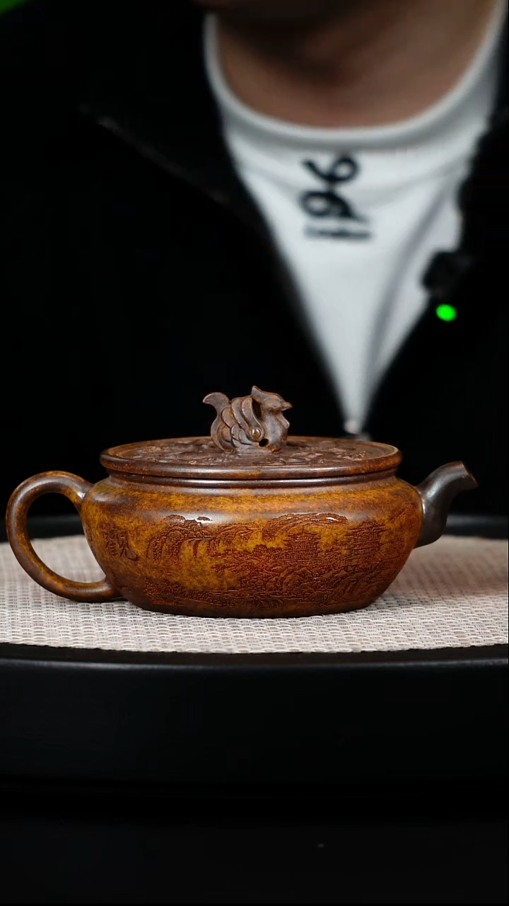 紫砂茶宠F高端紫砂壶