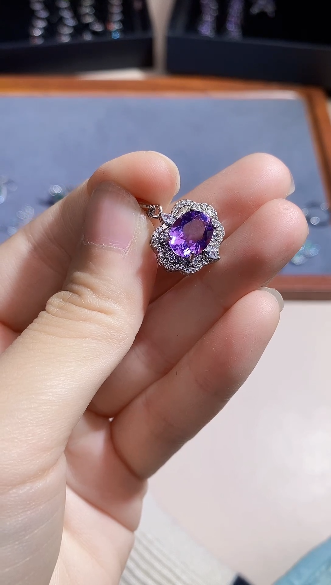 【闪购商品】水晶吊坠(不含链)合金多样性 发其一  【12】