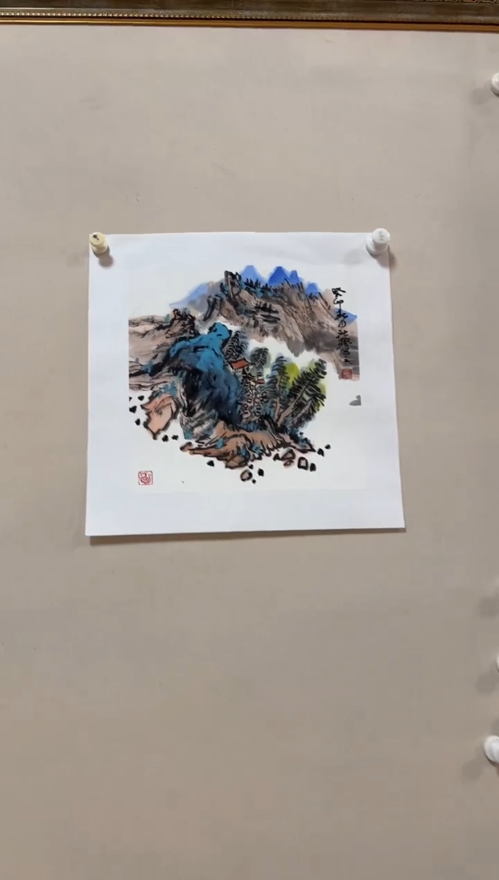 绘画沈懋老师绘画1平尺作品