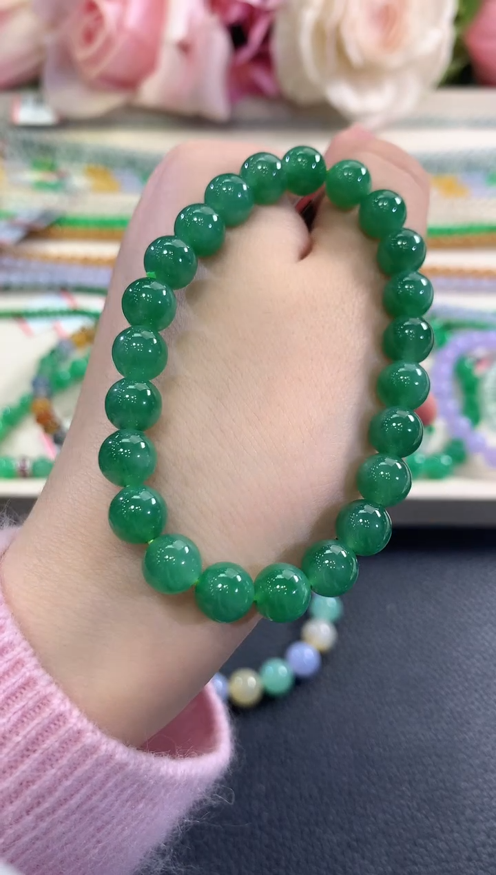 未镶嵌手串翡翠c115 