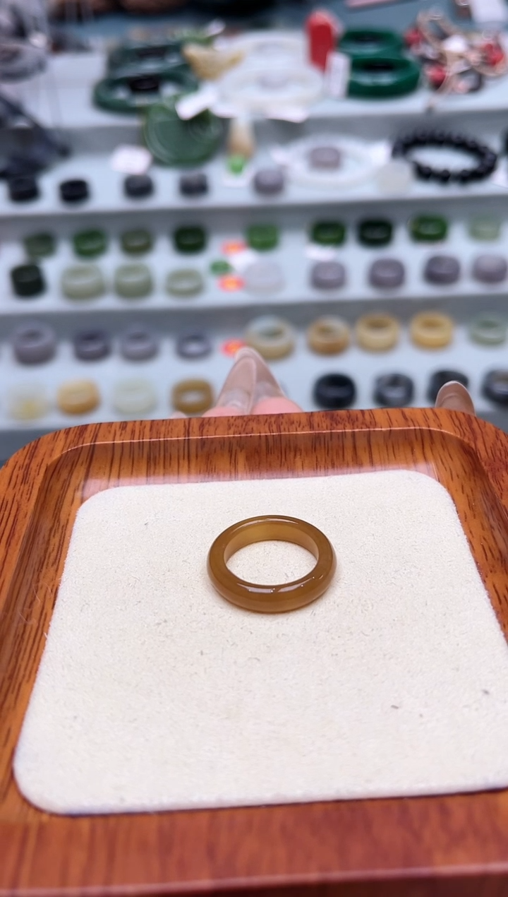 【闪购商品】和田玉戒指未镶嵌11号