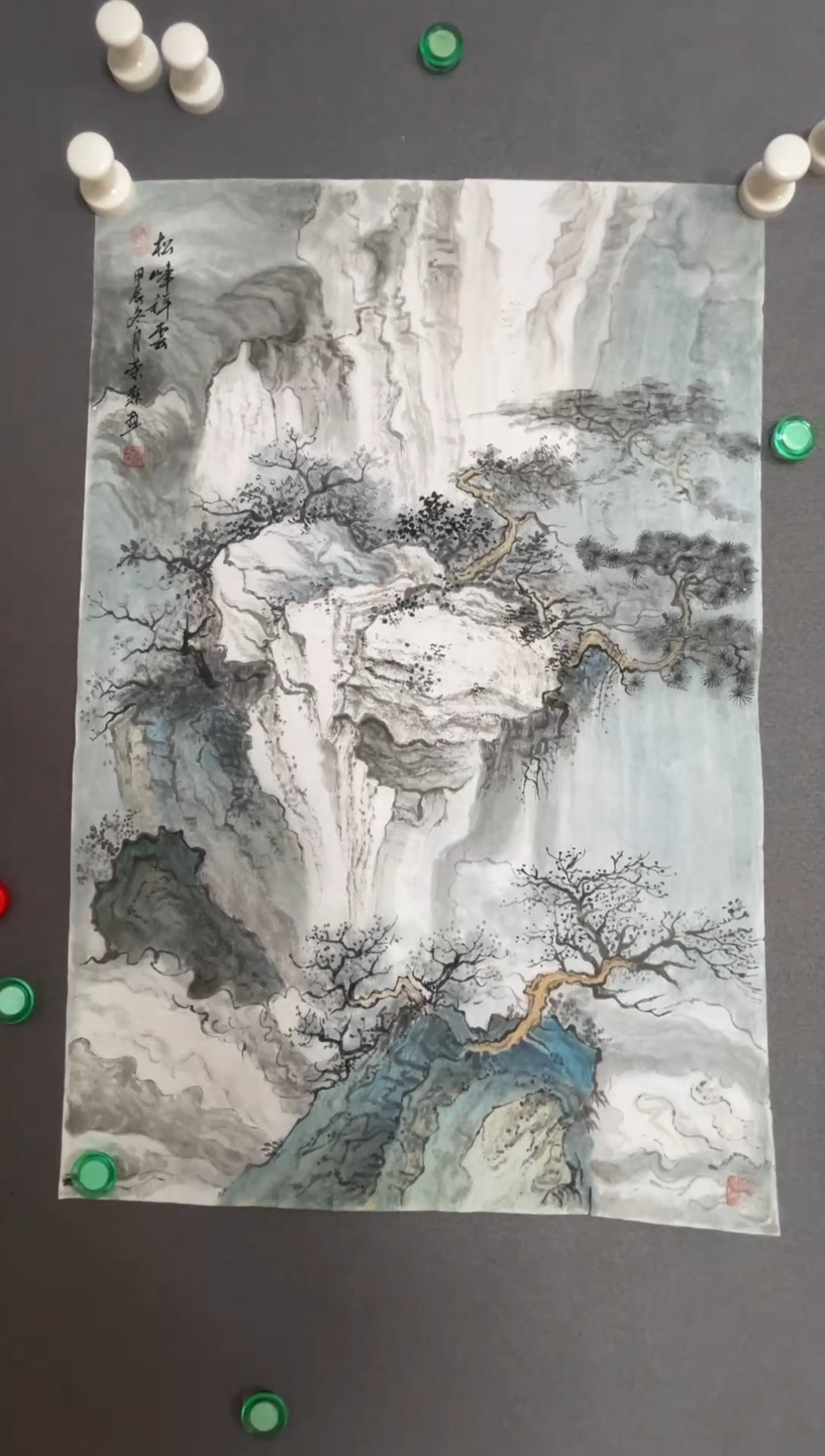 国画国画山水花鸟作品