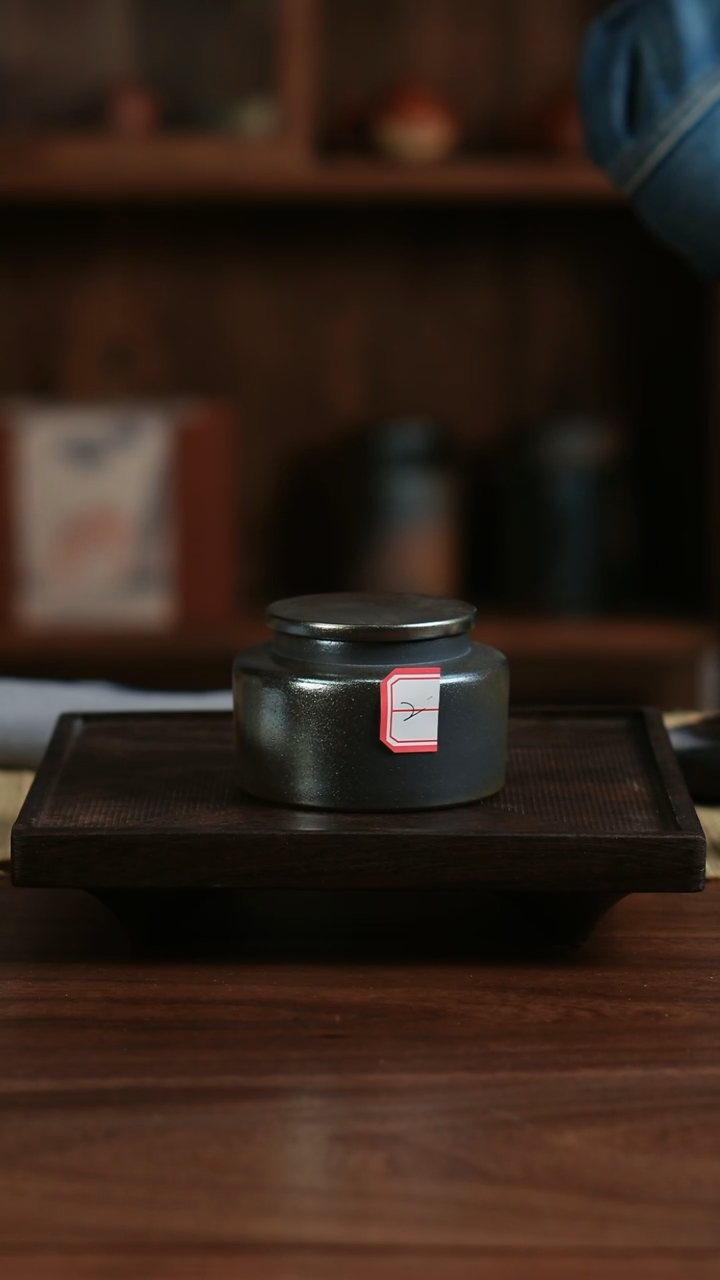 【闪购商品】二生陶作柴烧精品子落罐02