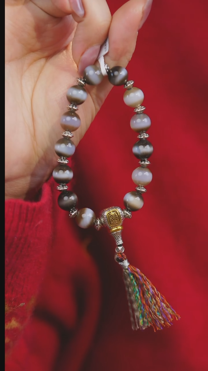 【闪购商品】玛瑙/玉髓手串未镶嵌多样性发一