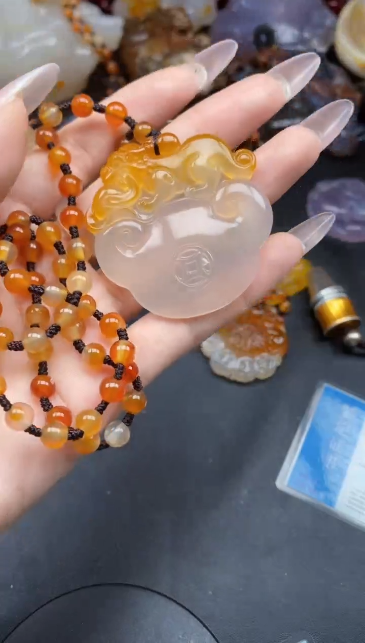 【闪购商品】玛瑙/玉髓颈饰未镶嵌ll