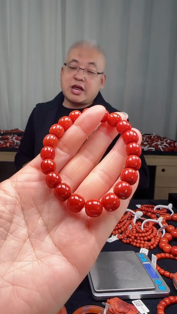 未镶嵌多样性发一件南红玛瑙【高货】锦红10mm保山老型单圈 