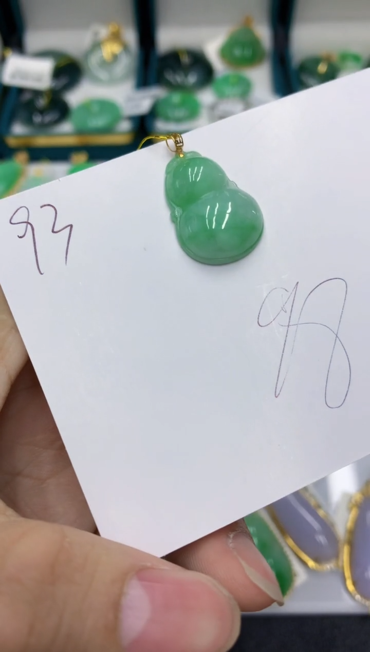 【闪购商品】翡翠颈饰18K金镶嵌号链接11111111111